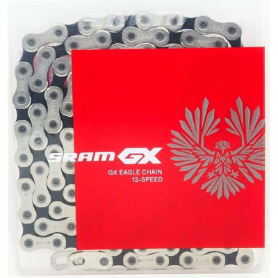 Cadena Sram PC-GX Eagle 12v Plata/Negro