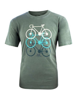 Polera Casual Verde Bicicletas1