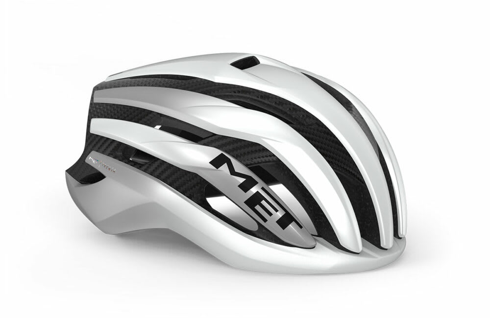 Met Casco Trenta 3k Mips S White Silver Metallic - Matt