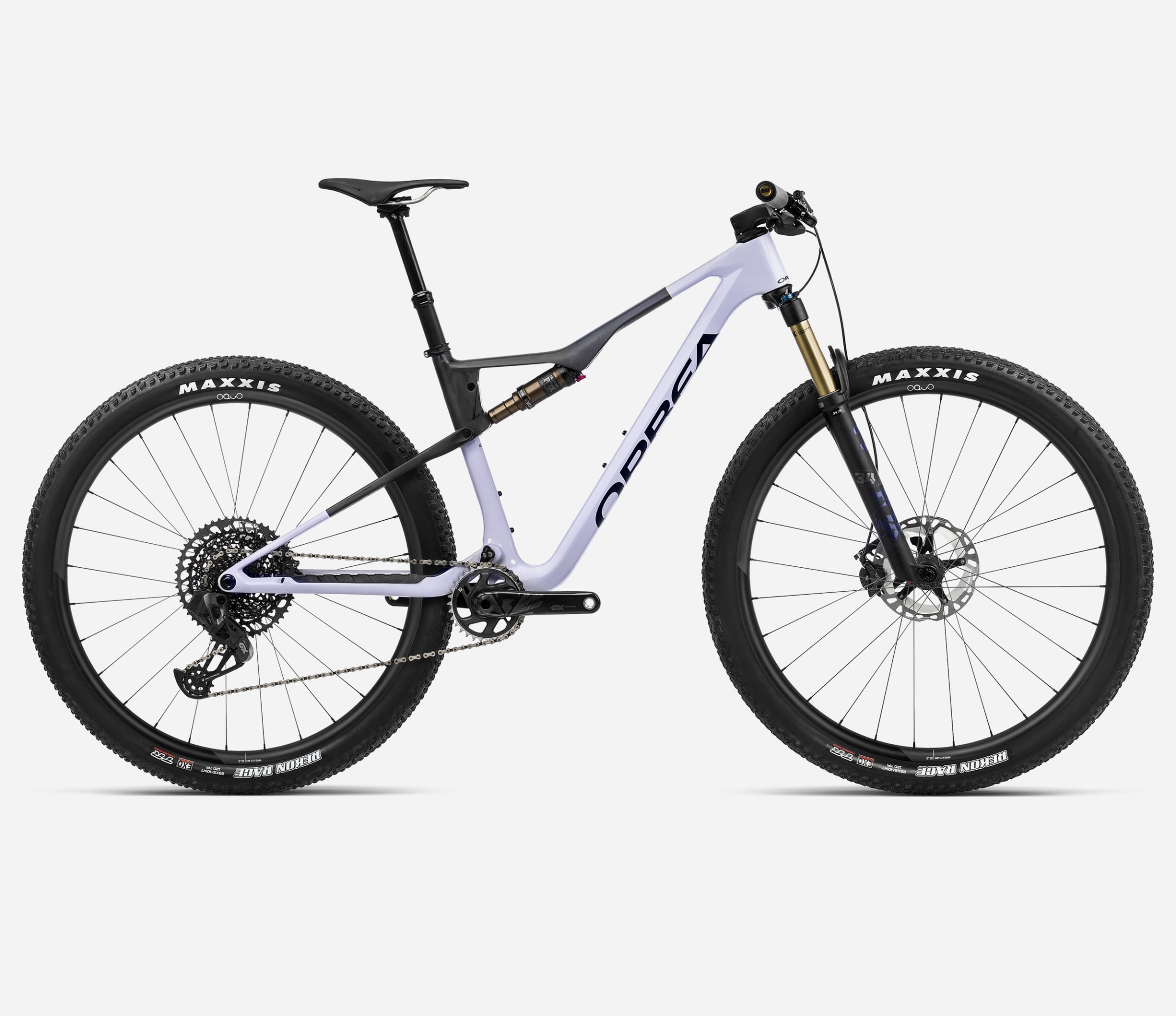 Orbea Oiz M PRO AXS Digital Lavender - Carbon Raw L