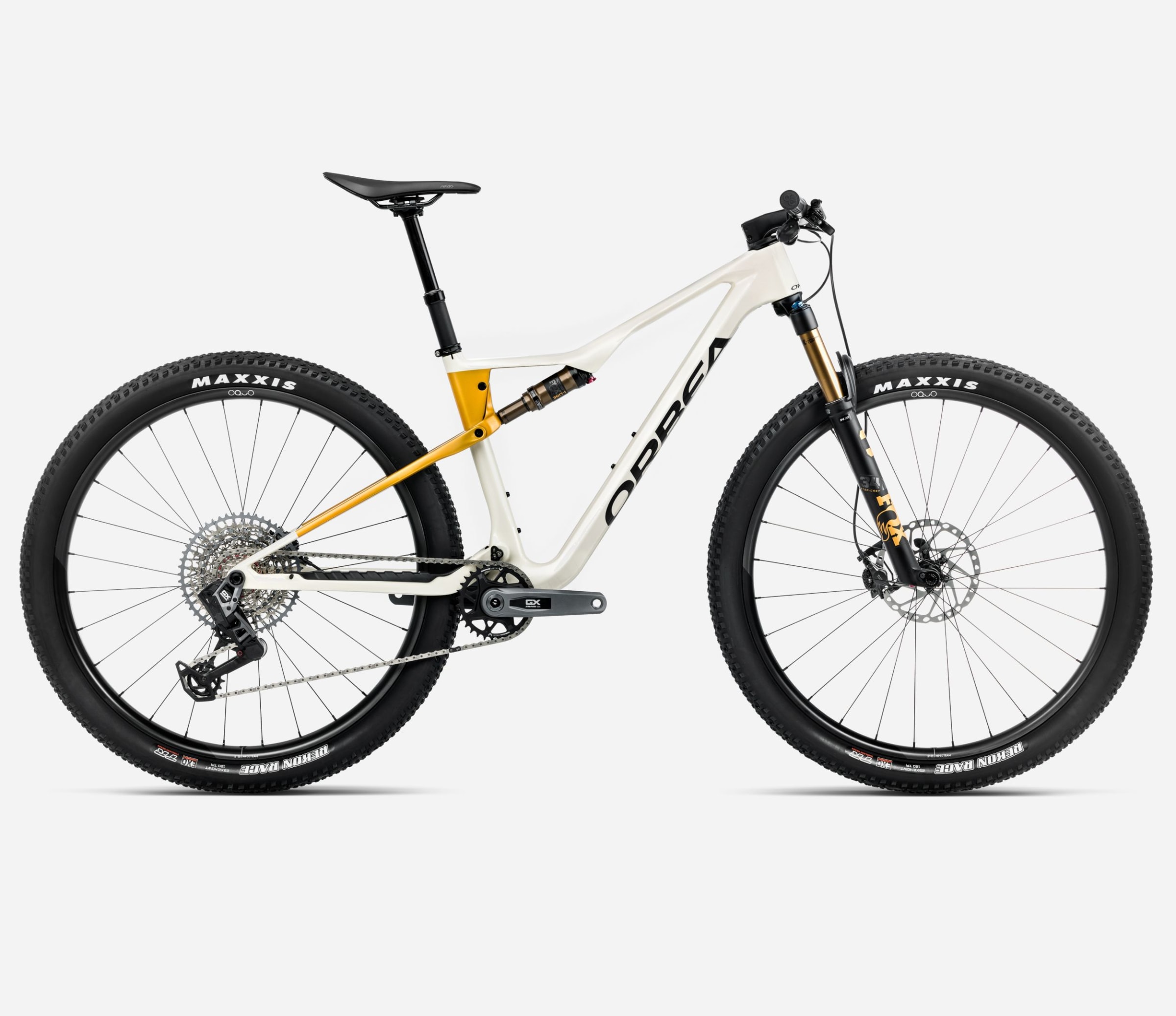 Orbea Oiz M10 AXS Ivory White (Gloss) - Bumblebee Yellow (Matt) M