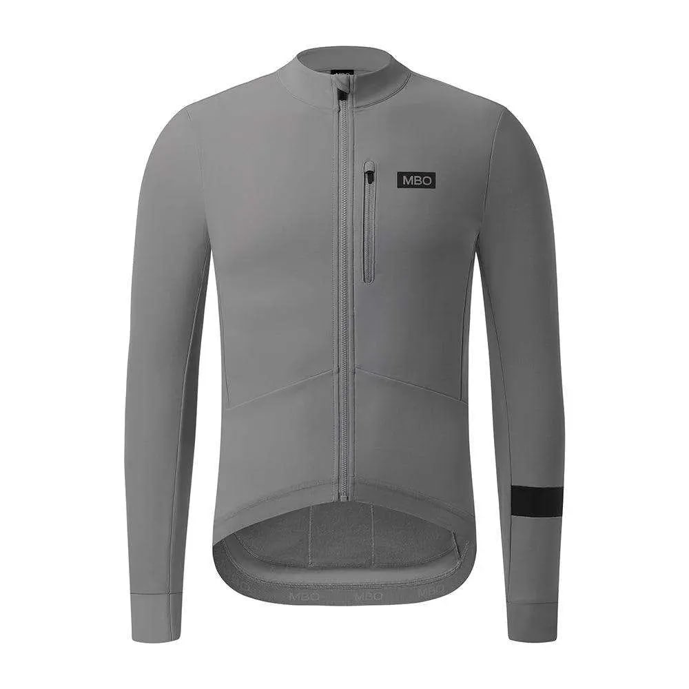 MBO Men's Long Sleeve Thermal Jersey C161 Sharkskin L