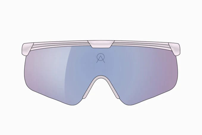 Lentes Alba Optics Delta Snow Pink Glossy Vzum ML Cielo