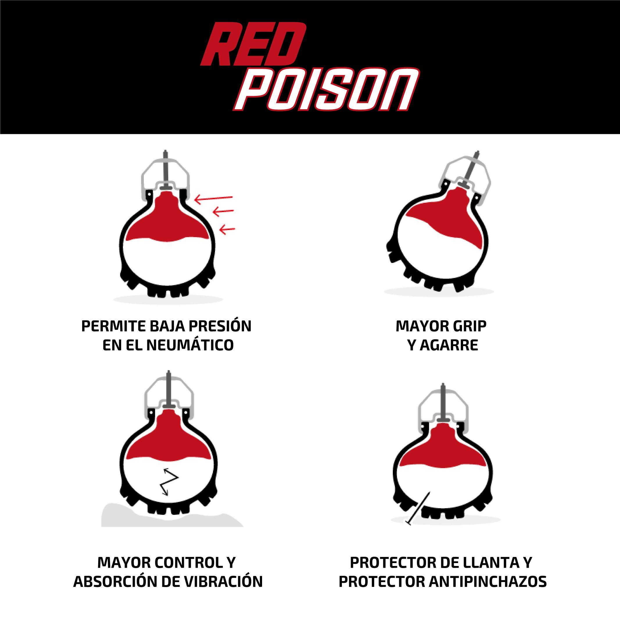 Mousse MTB Red Poison 29 Rojo