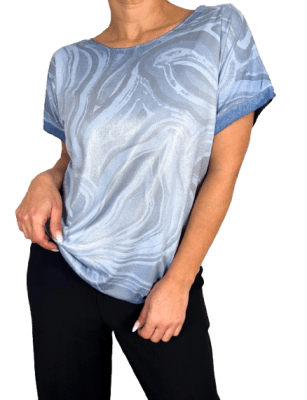 POLERA METALIZADA MACARENA