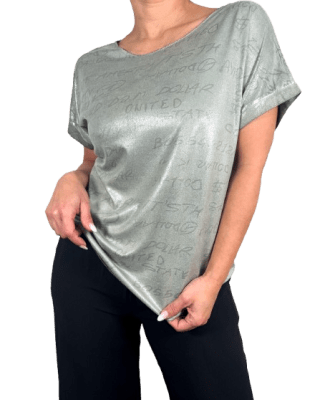 POLERA METALIZADA CARMEN