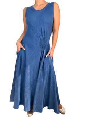 MAXI VESTIDO LINO ALICIA