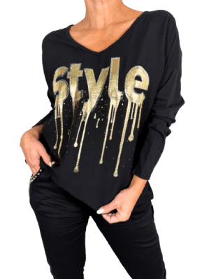 POLERA STRASS MARION