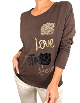 POLERA LENTEJUELAS ROXANA