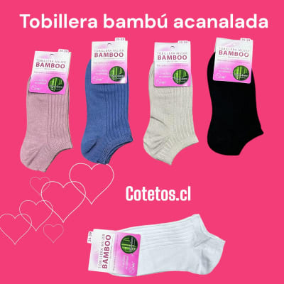 Tobillera Bambú Acanalada Mujer1