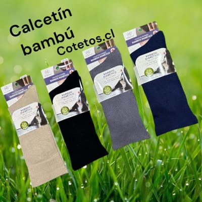 Calcetín de bambú diabético1