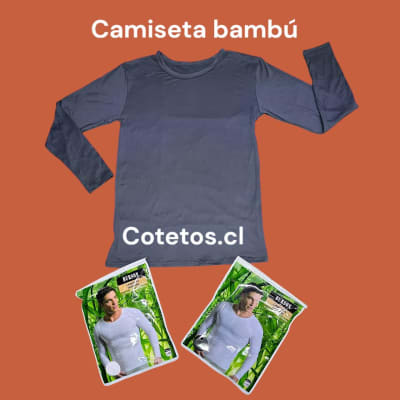 Camiseta Bambú Hombre Cuello Redondo1