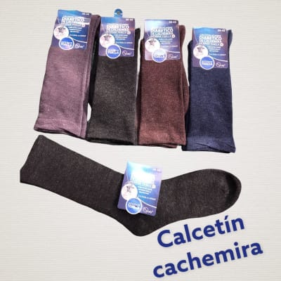 Calcetín cachemira Toalla Puño Ancho1