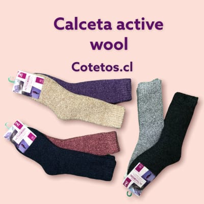 Calceta Active Wool Mujer1