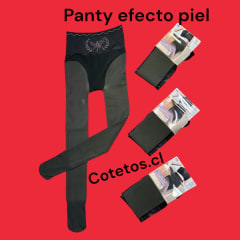 Panty Efecto Piel Calzón Faja