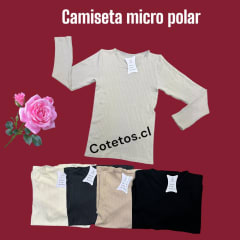 Camiseta Acanalada Mujer