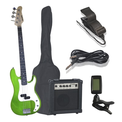 Pack de Bajo Eléctrico Verde / Marfil PSB200 Scorpion