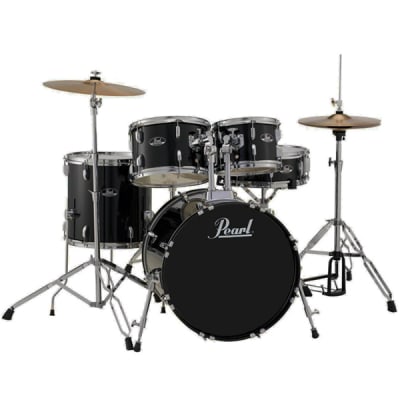 Bateria Roadshow Series Acabado Jet Black set completo con platos PEARL RS525SC-C31