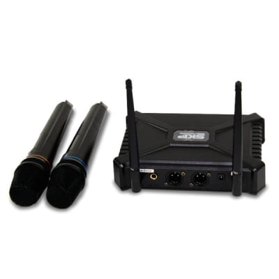 SKP UHF 300D Microfono Inalámbrico Doble
