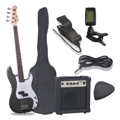 Scorpion PSB200BK Pack de Bajo Eléctrico Negro