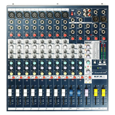 Mezclador 8 Canales con Efectos Soundcraft EFX8
