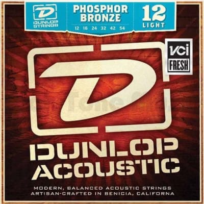 Dunlop 012-054 Cuerdas de guitarra de bronce