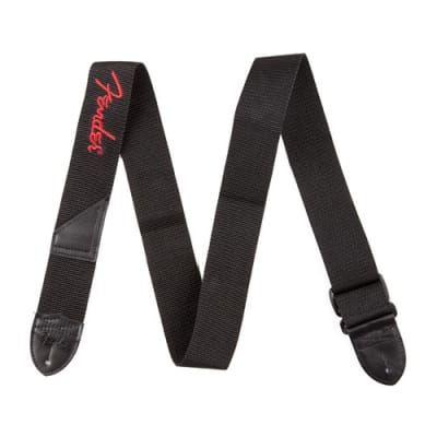 Fender Correa de 5cm con Logo Fender Bordado Rojo