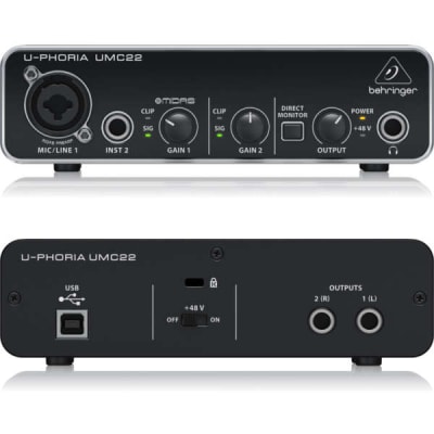 Behringer UMC22 Interfaz de audio USB