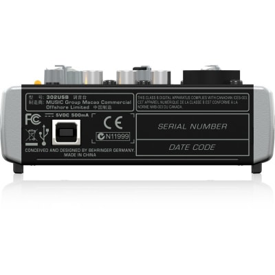Behringer 302USB Interfaz Mixer