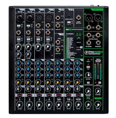 Mackie Profx10V3  Mixer Análogo 10 Canales Interfaz Usb Fx