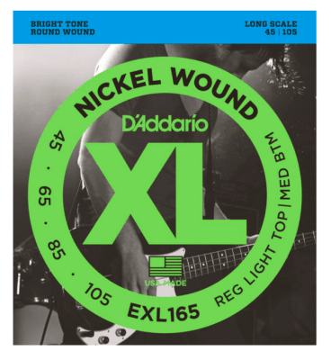 Daddario EXL165 Cuerdas Bajo Eléctrico 45-105