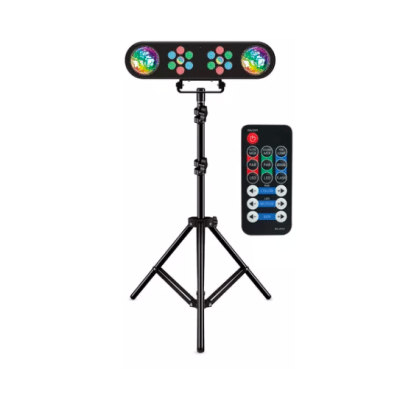 CAPVER PRO Set Barra 2 Par Rgb+2 Magic Ball C/atril Fx-st-2