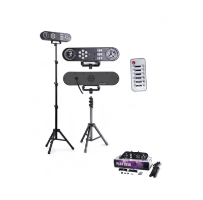 CAPVER PRO Set Barra 2 Magicball+1 Par Rgb+1 Uv C/atril  Fx-se