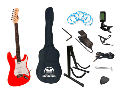 HONDO HGP620 PACK DE GUITARRA ELECTRICA ROJO