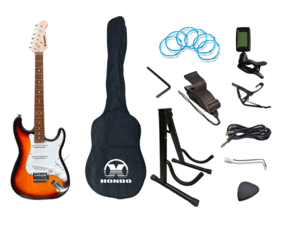 HONDO HGP610 PACK DE GUITARRA ELECTRICA SUNBURST