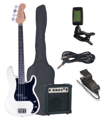 HONDO HGP720 PACK DE BAJO BLANCO