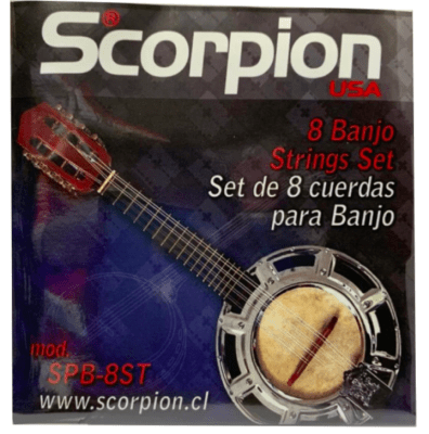 SCORPION SET DE 8 CUERDAS BANJO