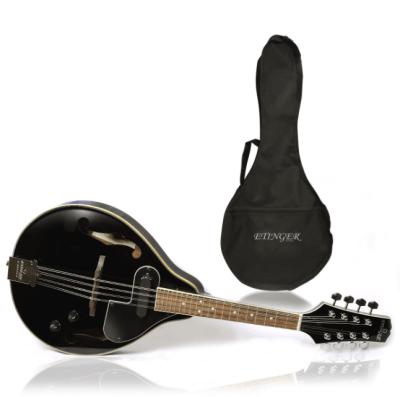 ETINGER  BET-500/BK Mandolina Electroacústica Black 8 Cuerdas
