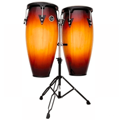 LP LP647NY-VSB City 11-12 Vintage Sunburst Congas C/Atril