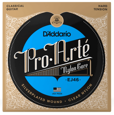 Daddario EJ46 Cuerdas Guitarra Clásica Tensión Alta