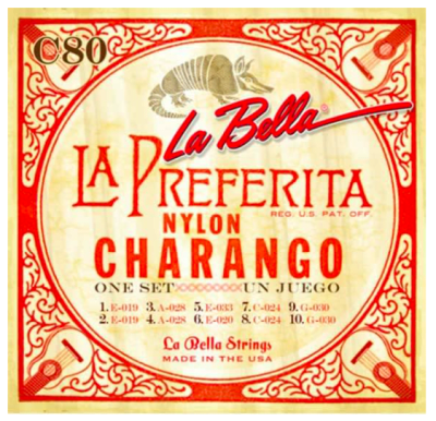 La Bella C80 Set de Cuerdas para Charango