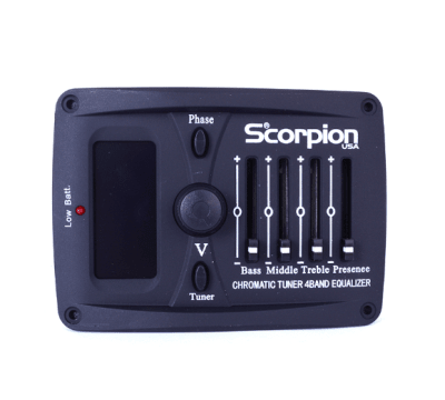 SCORPION SCG-400 ECUALIZADOR DE GUITARRA C/ AFINADOR
