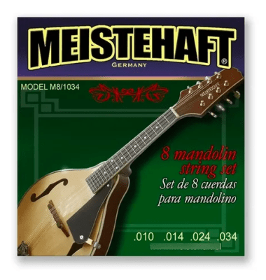 Meistehaft M8/1034.Cuerdas de Mandolina 8 cuerdas
