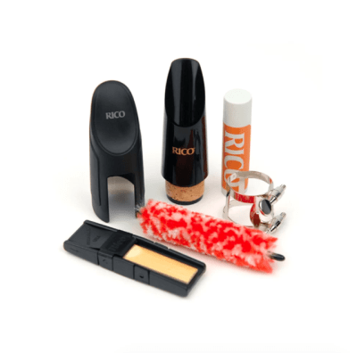 Kit Limpieza Saxo Alto Rico- Boquilla,abrazadera, Lenguetas