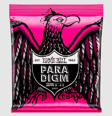 Ernie Ball 2023 Cuerdas de Guitarra Eléctrica Paradigm Super Slinky 9-42