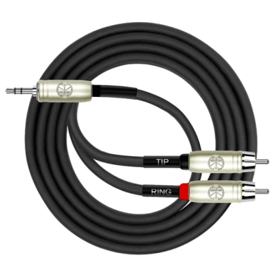Kirlin LGY-364 Cable 3.5mm TRS PLUG - 2x RCA 3 mt
