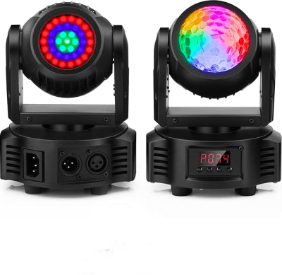 CARVERPRO Cabeza Movil 3 en 1 Led-Laser y Bola FX-58C