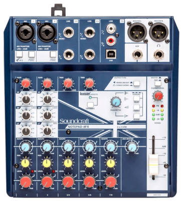 Soundcraft Notepad 8 FX Mezclador