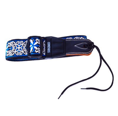 Colgador para guitarra azul HQ Soldier