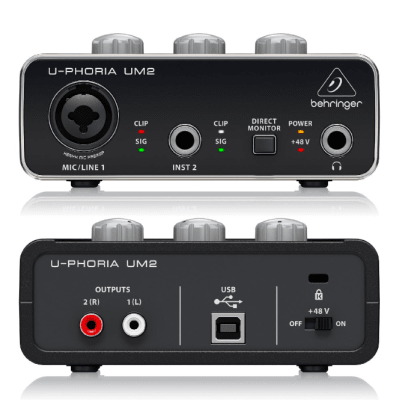 BEHRINGER UM2 Interfaz de Audio USB